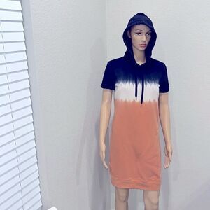 Lauren Ralph Lauren multicolored  hooded dress